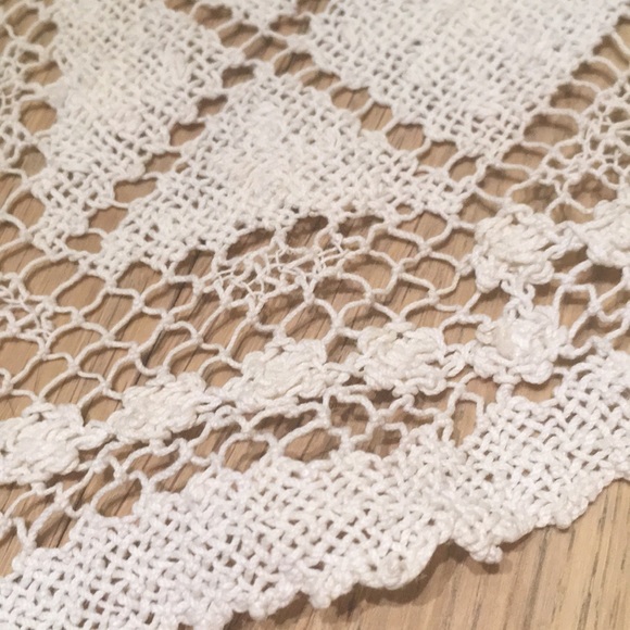 Vintage doily handkerchief gramma delicate femme - Picture 8 of 8